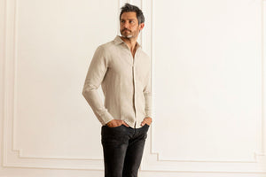 Chemise beige - Patte de Loup